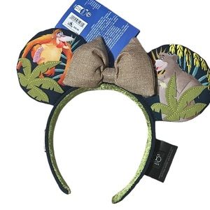 NWT. Disney DISNEY 100 CELEBRATION DECADES THE JUNGLE BOOK EAR HEADBAND